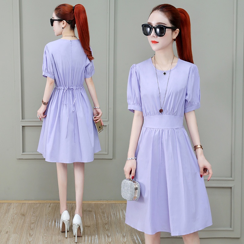 3Y2022 Đầm xoè ngắn tay nữ hè hàng nhập