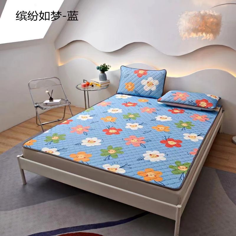 Chiếu điều hòa TENCEL LAXTEX cao su non in hình 3D chất siêu đẹp -Su Bedding