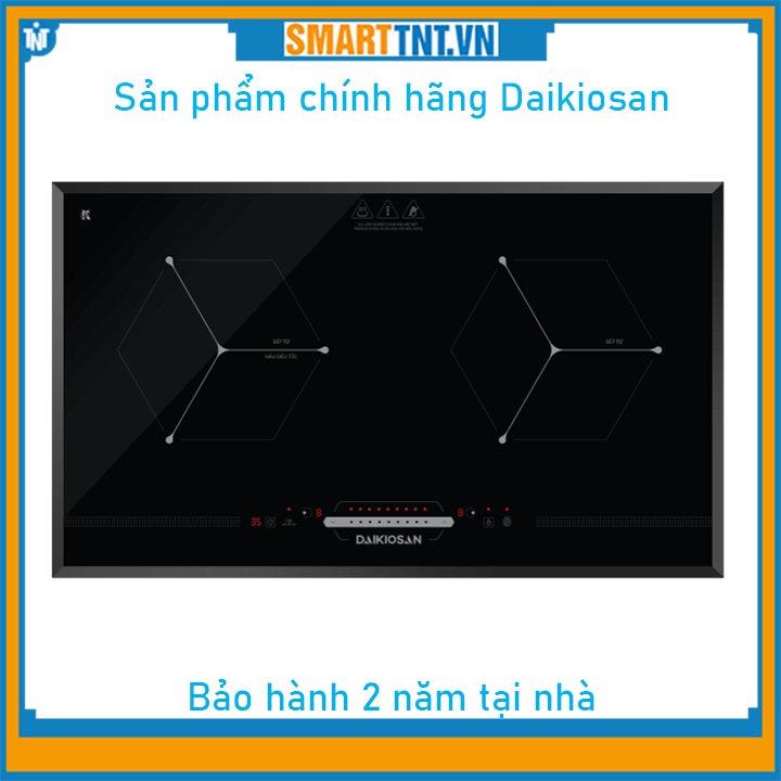 Bếp từ đôi cao cấp chính hãng Daikiosan DKT 200002 mới
