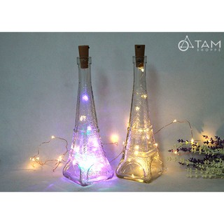 Chai thủy tinh hình Tháp Eiffel trong suốt tttm
