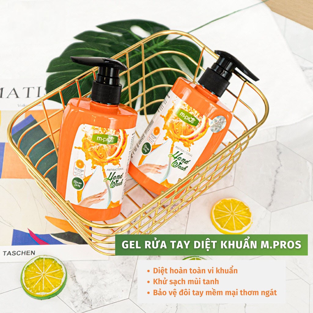Nước Rửa Tay Diệt Khuẩn M.pros 500ml