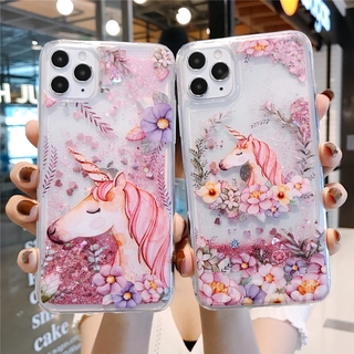 SAMSUNG Ốp Lưng Kim Tuyến Nước Hình Kỳ Lân Đáng Yêu Cho Samsung A11 A21 A21S A31 A51 A71 A81 A91 A80 A90 A70 A60 A50 A30S A50S A40 A30 A20