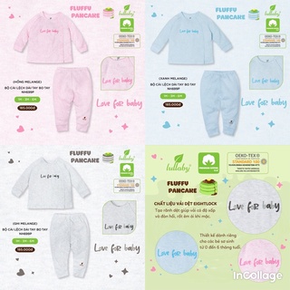 Bộ dài tay cotton Lullaby cài lệch thu đông mẫu mới 2021