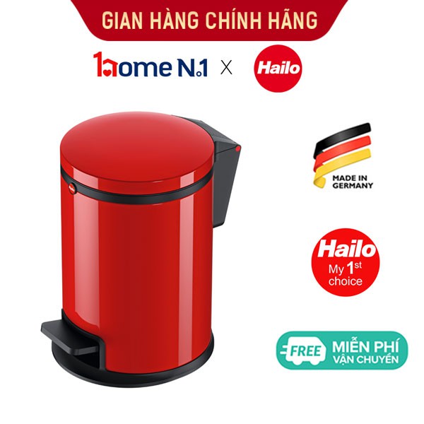 Thùng rác Hailo Pure. Hàng chính hãng, sản xuất tại Đức. Bảo hành 12 tháng.