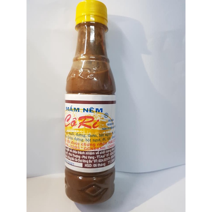 Mắm Nêm siêu ngon pha sẵn CORI chai lớn 500ml mắm nêm xứ Huế