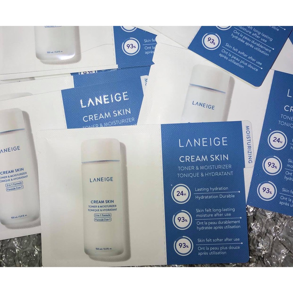 [Gimme] Sample dưỡng da các loại