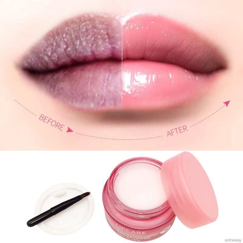 Hộp mặt nạ ngủ môi Lipcare Bioaqua 20g dưỡng ẩm mờ thâm môi hàng nội địa Trung