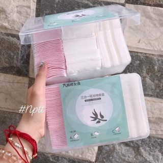 Hộp bông tẩy trang 320 miếng