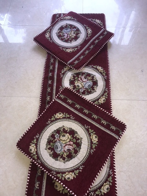 Đệm ghế hoàng gia phong cách tây âu 3 phân nhập khẩu