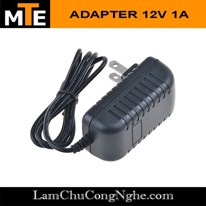 Nguồn adapter 12V 1A jack DC 5.5 * 2.1 mm