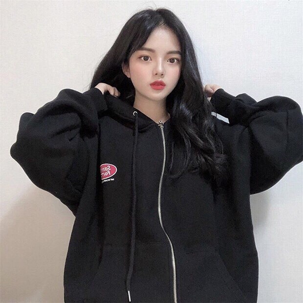 Áo Khoác Hoodie SAME FORTS Vải Nỉ Bông Form Rộng Ulzzang Unisex