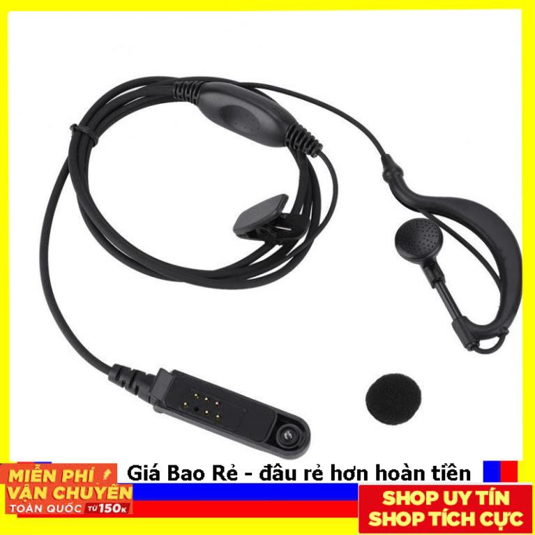 Tai nghe bộ đàm có micro và kẹp cho bộ đàm Baofeng UV 9RPLUS