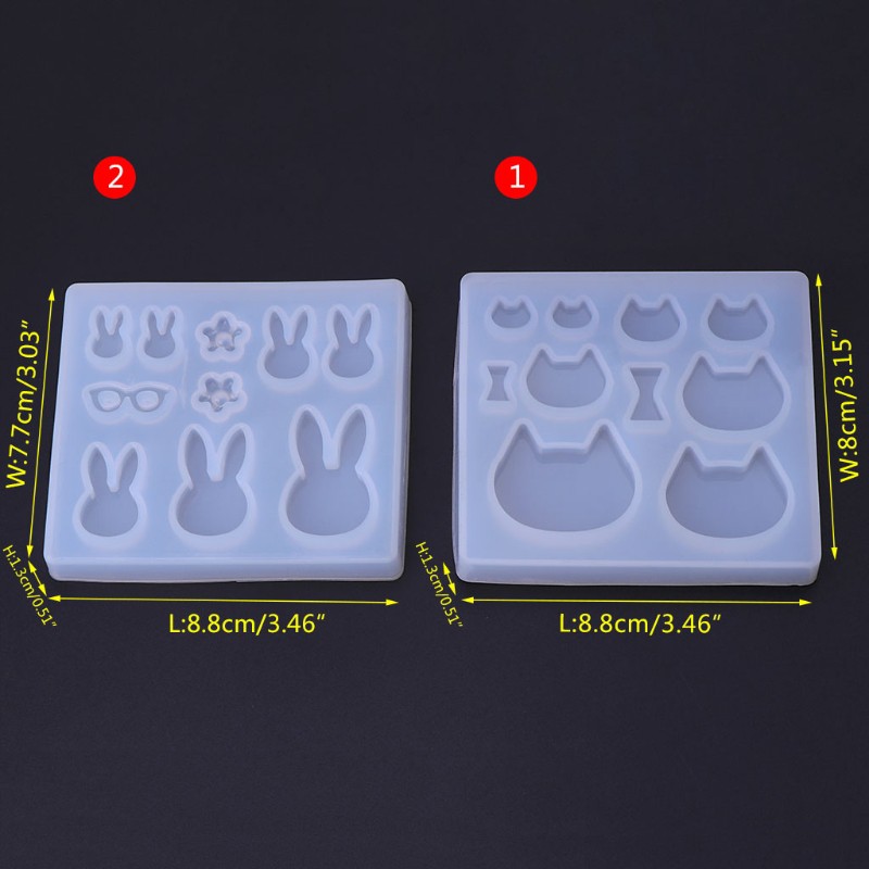 Khuôn làm đồ trang sức hình đầu mèo sáng tạo