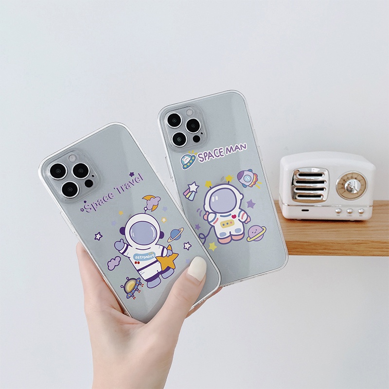 Ốp lưng iphone phi hành gia viền trong chống ố 5/5s/6/6plus/6s/6splus/7/7plus/8/8plus/x/xr/xs/11/12/13/pro/max/plus/promax
