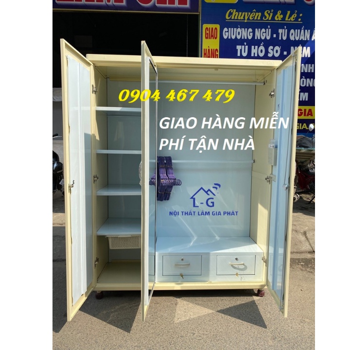 Tủ sắt tủ trung hưng tháo ráp cao cấp miễn phí giao hàng