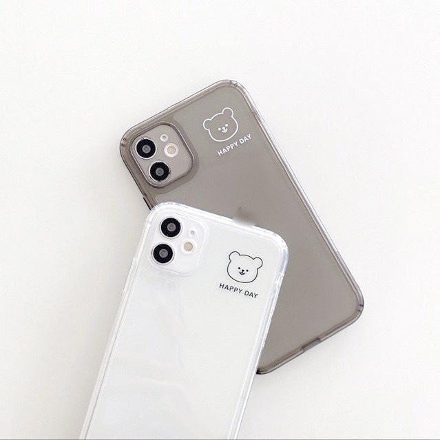 Ốp Lưng Iphone Trong Suốt,Chống Sốc bảo Vệ Camera Hình Gấu ip 7Plus,8Plus,x,xs,xsmax,11,11promax,12,12promax,13,13promax