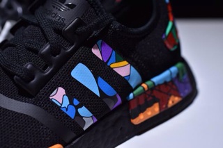 [CÓ SẴN] Kaws x Adidas NMD R1 Black (đen )