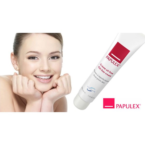 Kem Dưỡng Làm Giảm Mụn Trứng Cá Cho Da Nhờn &amp; Hỗn Hợp Oil Free Cream Papulex 40ml
