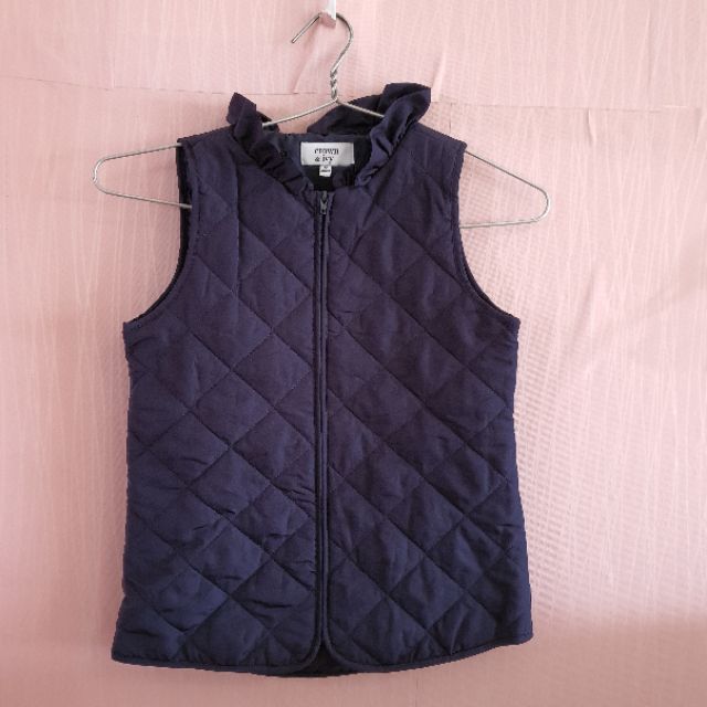 Áo gile phao bé gái xuất khẩu