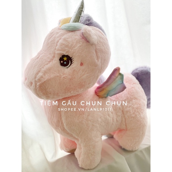Gấu bông ngựa Pony Unicorn sz to 65-70cm