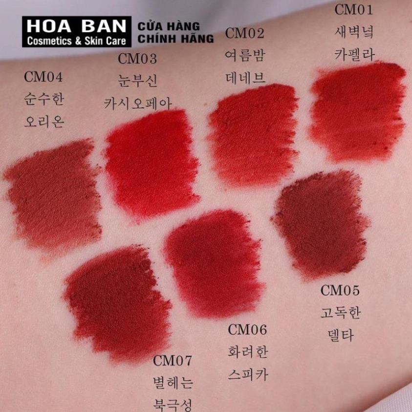{FREESHIP TOÀN QUỐC} Son Black Rouge Cream Matt Rouge Color Chart Son Kem Lì | BigBuy360 - bigbuy360.vn