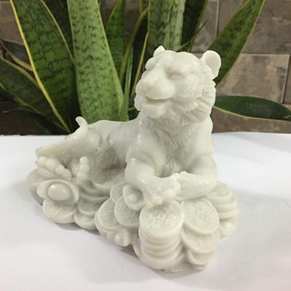Tượng Hổ phong thủy màu trắng