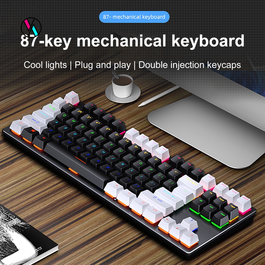 Bàn phím cơ không dây K550 87 phím tiện dụng cho văn phòng