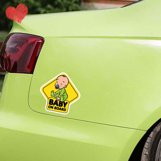 BUMPER Decal Dán Xe Hơi Baby On Board Baby In Car