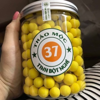 Mua 1 được 3: Mua 1 hũ to 500 viên tinh nghệ mật ong đuọc tặng 2 gói 100 viên tinh bột nghệ mật ong 37 của thảo mộc 37