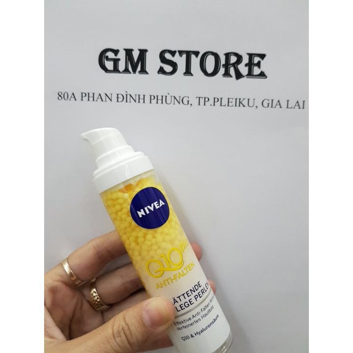 Gm store- Serum Nivea q10 plus anti-falten tinh chất ngọc trai chống nhăn 40ml
