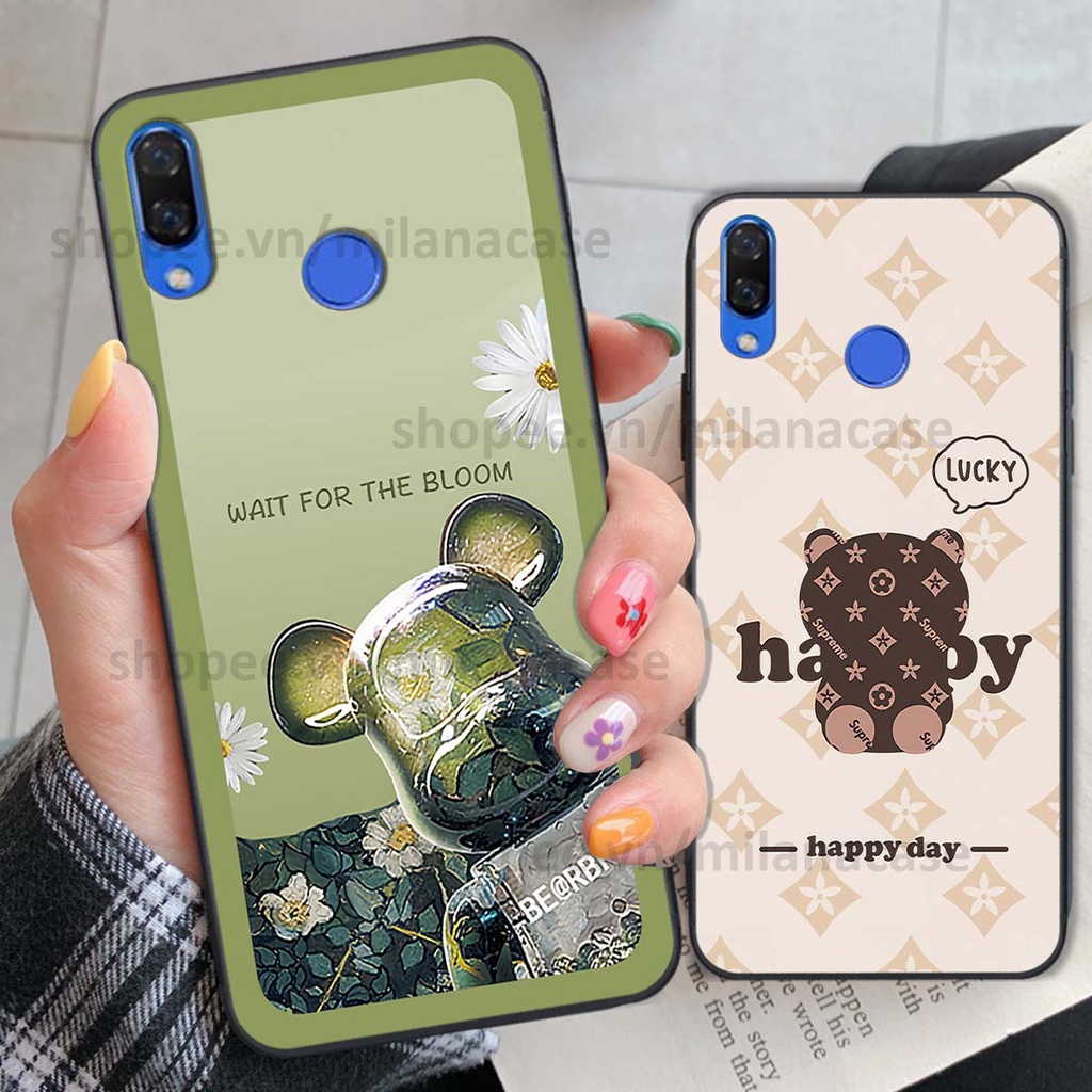 Ốp Huawei Nova 3 / Nova 3i gấu be@rBrick gấu Teddy Kaws siêu đẹp, phong cách, cá tính