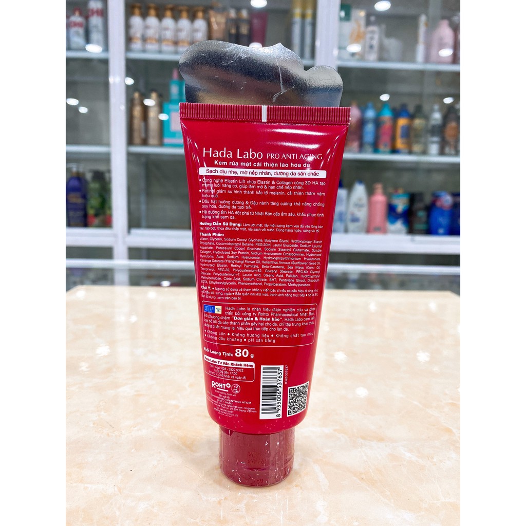 (80g) Sữa rửa mặt HADA LABO chính hãng công ty | BigBuy360 - bigbuy360.vn
