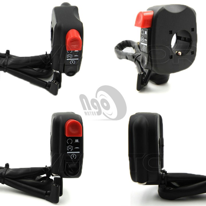 Cùm công tắc Domino - Size cùm 22mm - phụ tùng đồ chơi moto