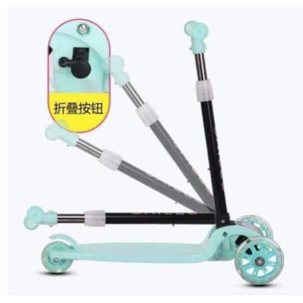 Xe trượt Scooter 3 bánh có bánh xe phát sáng cho bé yêu