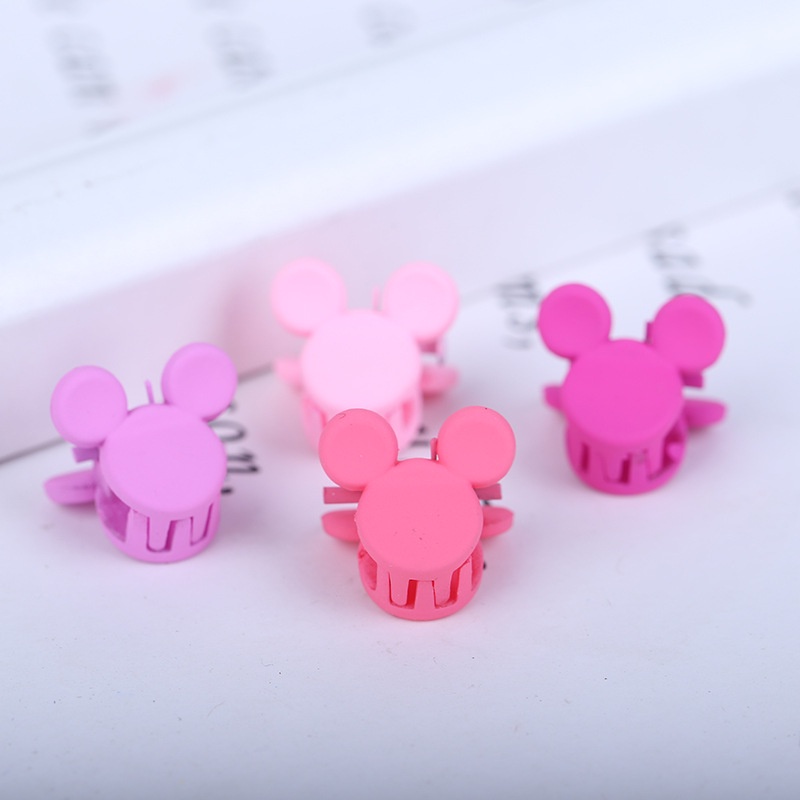 Kẹp tóc càng cua mini Yolody kẹp càng cua nhám loại 1 nhiều màu cho bé gái