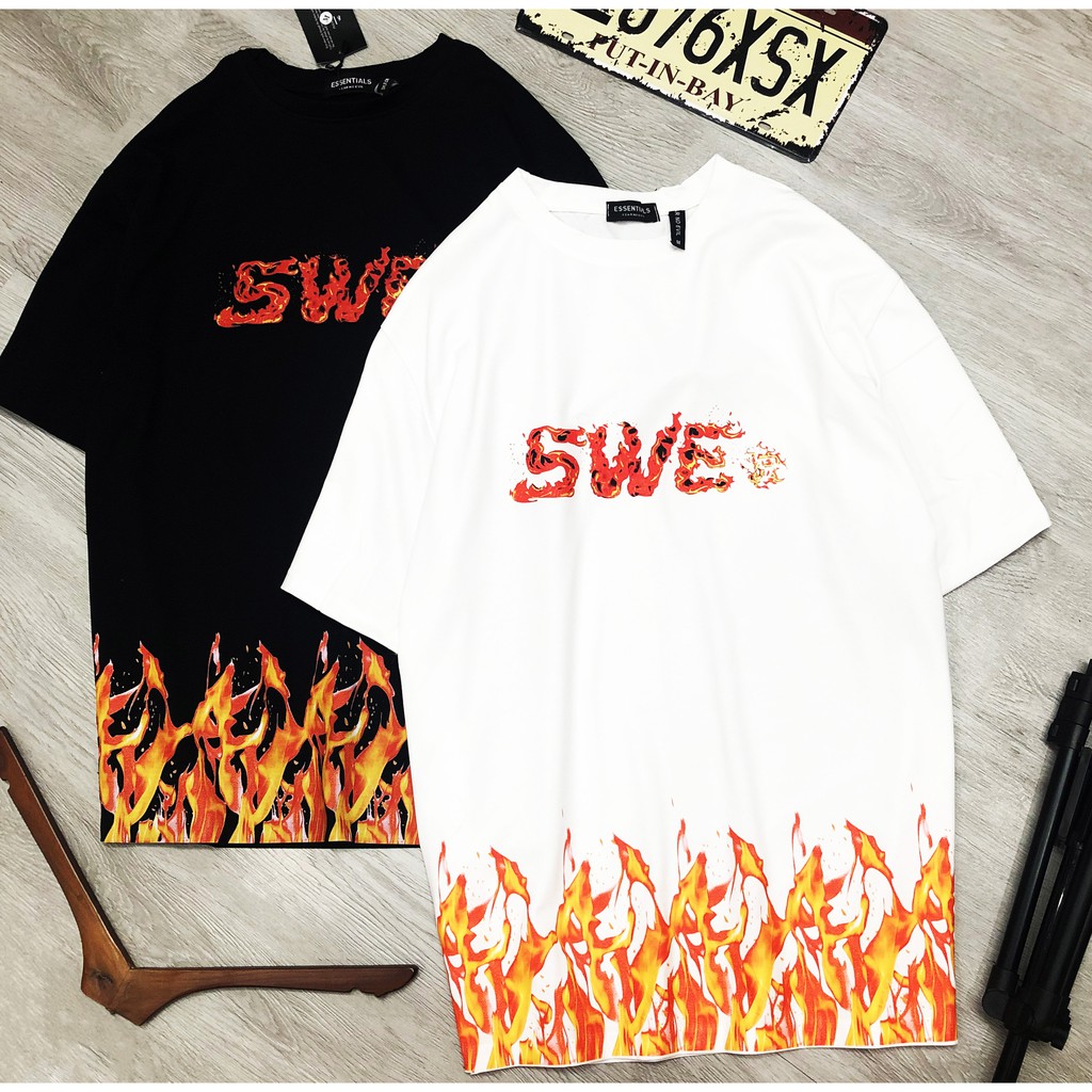 Áo thun tay lỡ SWE cao cấp, áo phông nam nữ T shirt unisex, Dricco official