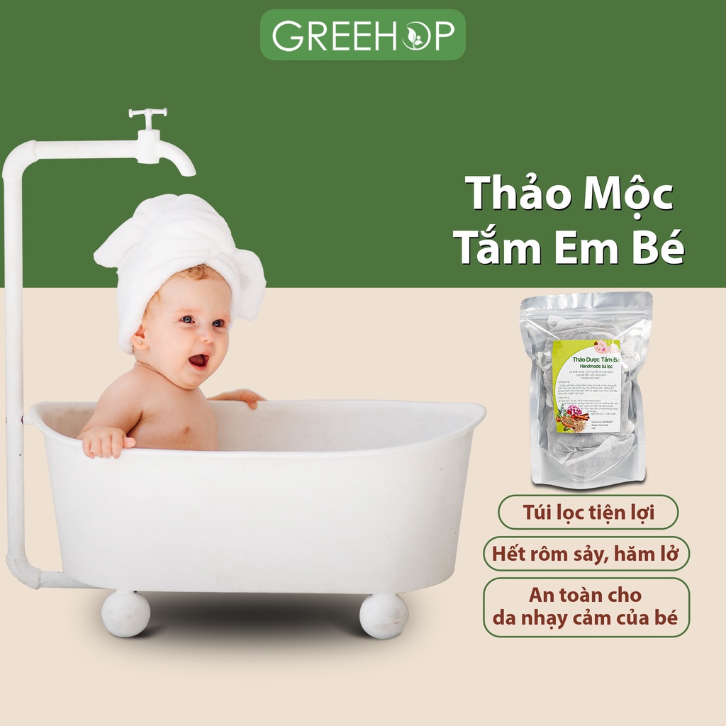 Thảo mộc tắm cho bé dạng túi lọc (Handmade) by Greene