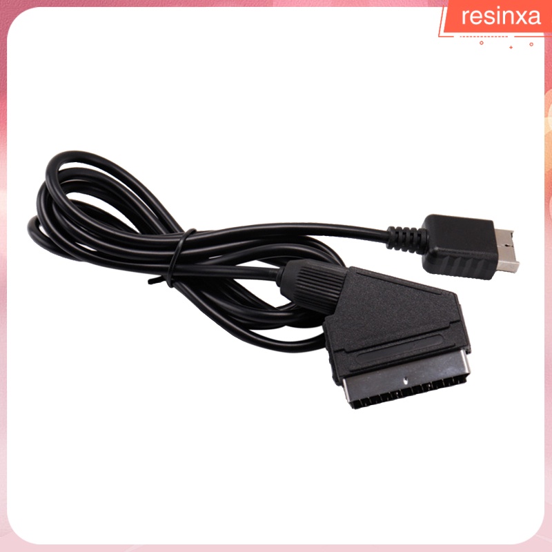 1.8M RGB Cable TV AV Replacement for PS2 3 Console Supports PAL Only