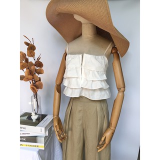 Áo dây tầng Linen