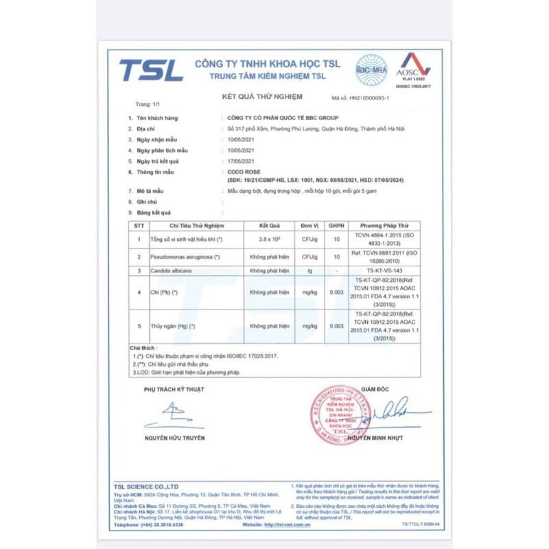 Bột phụ khoa se khít sạch viêm COCO ROSE