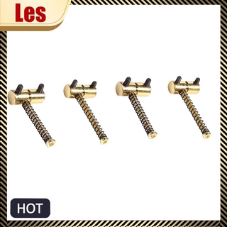 4pcs/set Electric Bass Replacement Bridge Saddles for Bass Guitar Accessories 2 Long & 2 Short 42mm