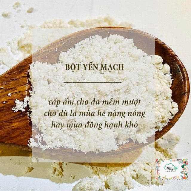 Bột yến mạch mịn handmade_ 100g