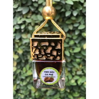 Tinh dầu cà phê treo xe ô tô, treo phòng - Nắp Vuông