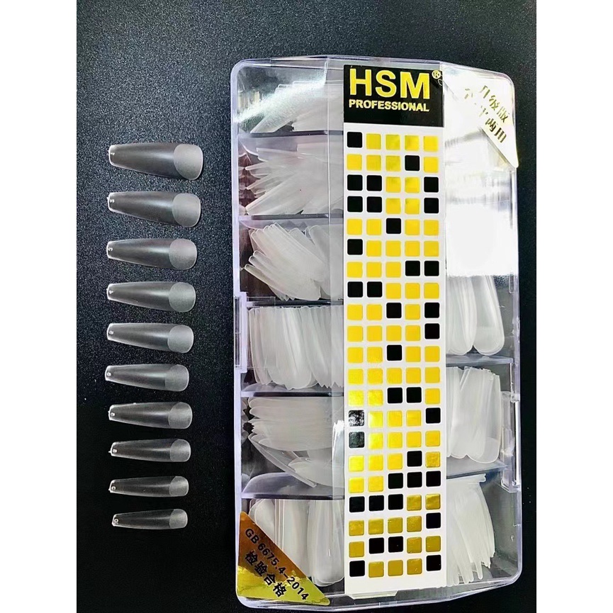 Móng up HSM nhám. hộp 500 móng