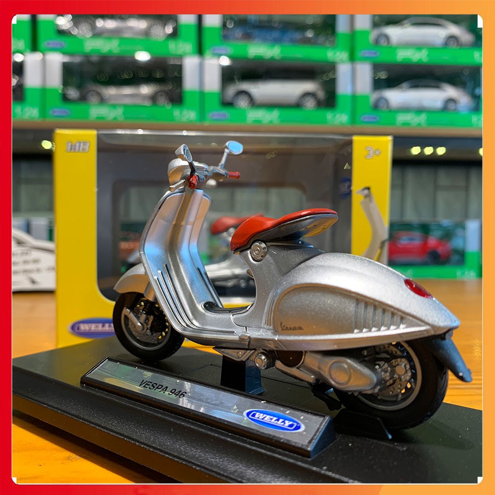 Xe mô hình Vespa 946 tỉ lệ 1:18 Welly