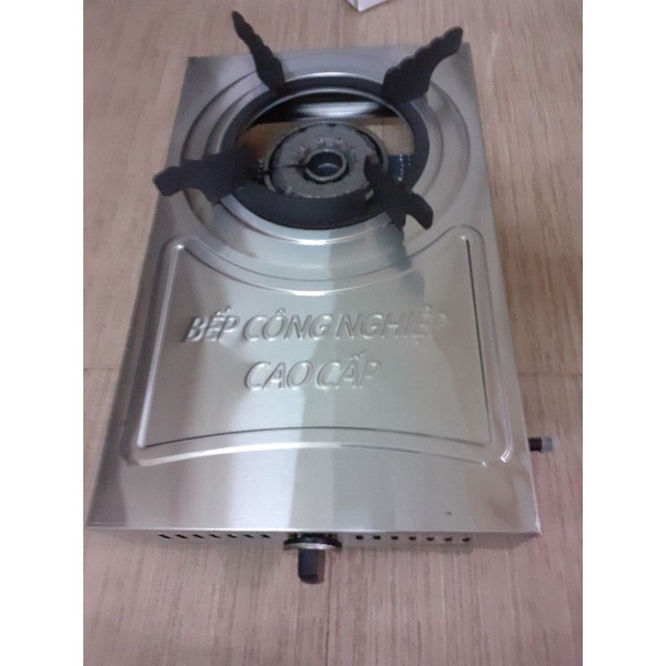 Bếp gas công nghiệp inox 430 (để bàn ) tặng kèm van dây