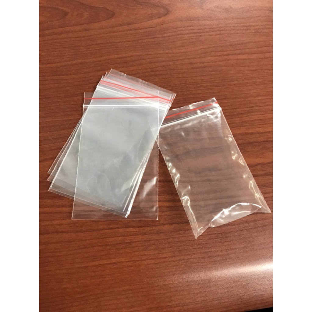 ( HOT ) Set 100gr túi zip trong số 2, 5, 8, 6 có viền đỏ