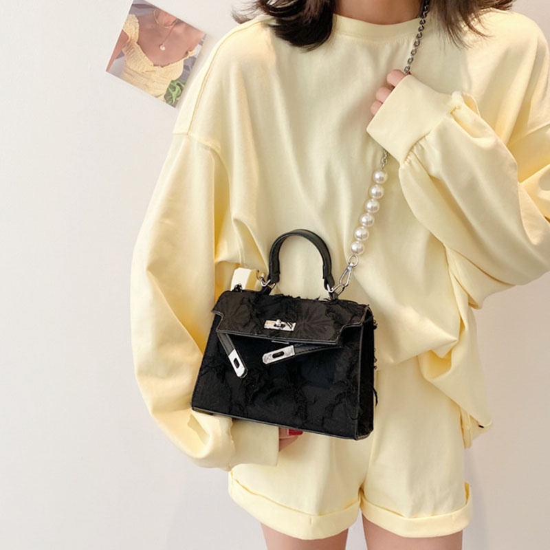 Túi IELGY đeo chéo vai dáng vuông thời trang dành cho nữ