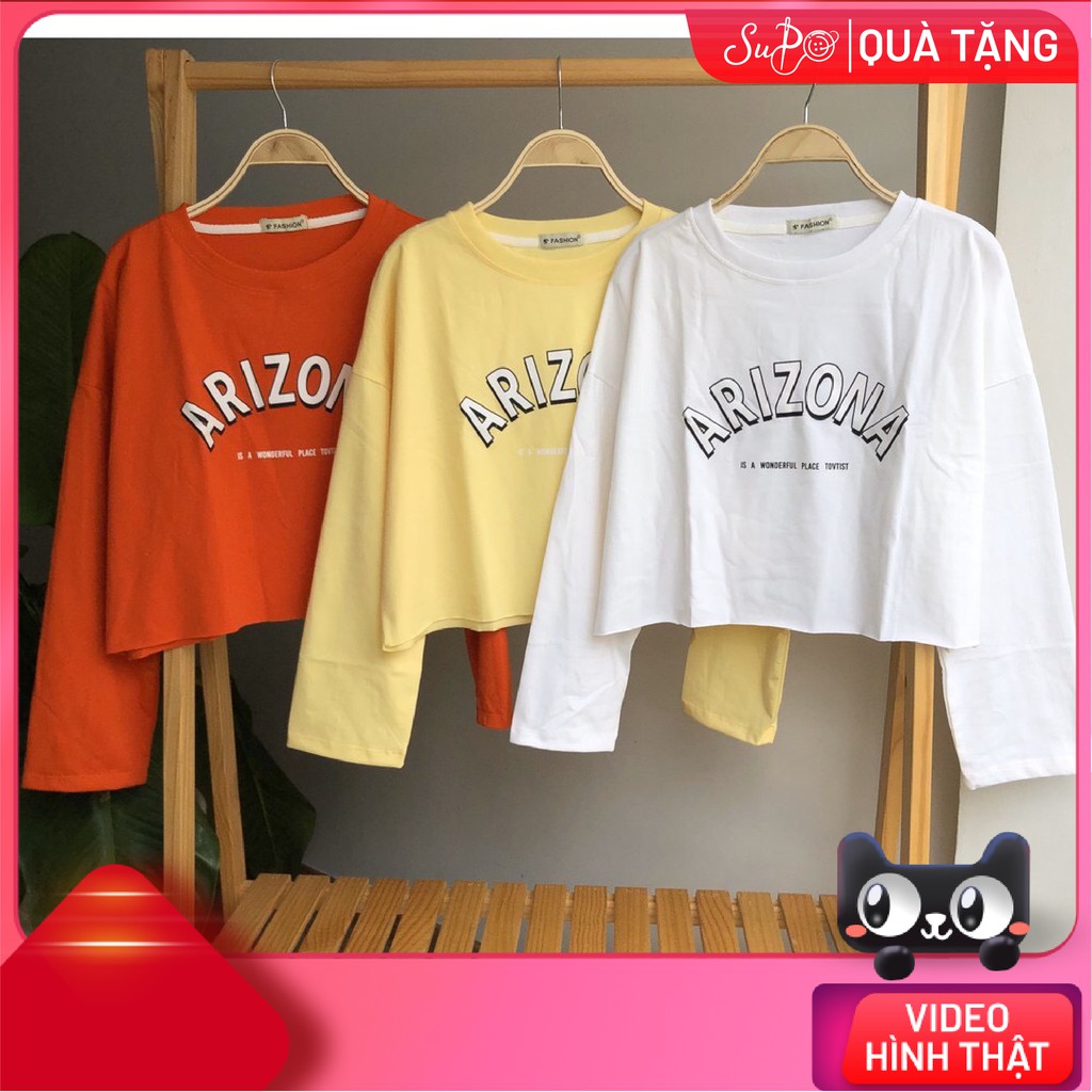 Áo CROPTOP tay dài -- [ Xưởng Sỉ SP-Fashion ]