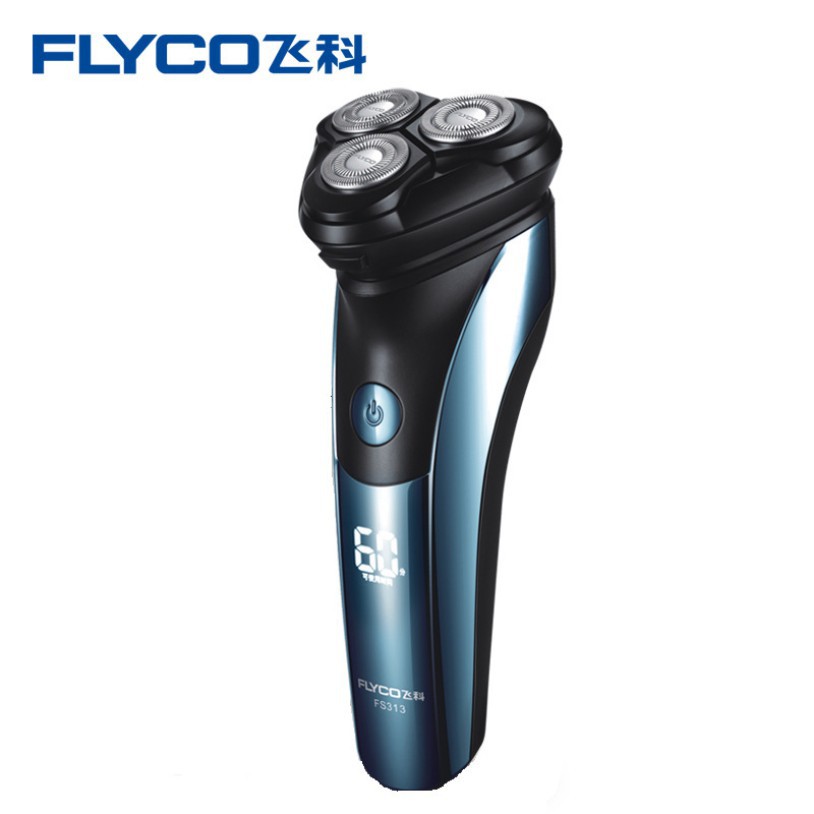 Máy Cạo Râu Nam Flyco 3 Lưỡi Dao Thông Minh Bảo Hành 3 Năm FS313VN (Tỉa Bấm Tông Đơ Cắt Tóc Mai) FS313